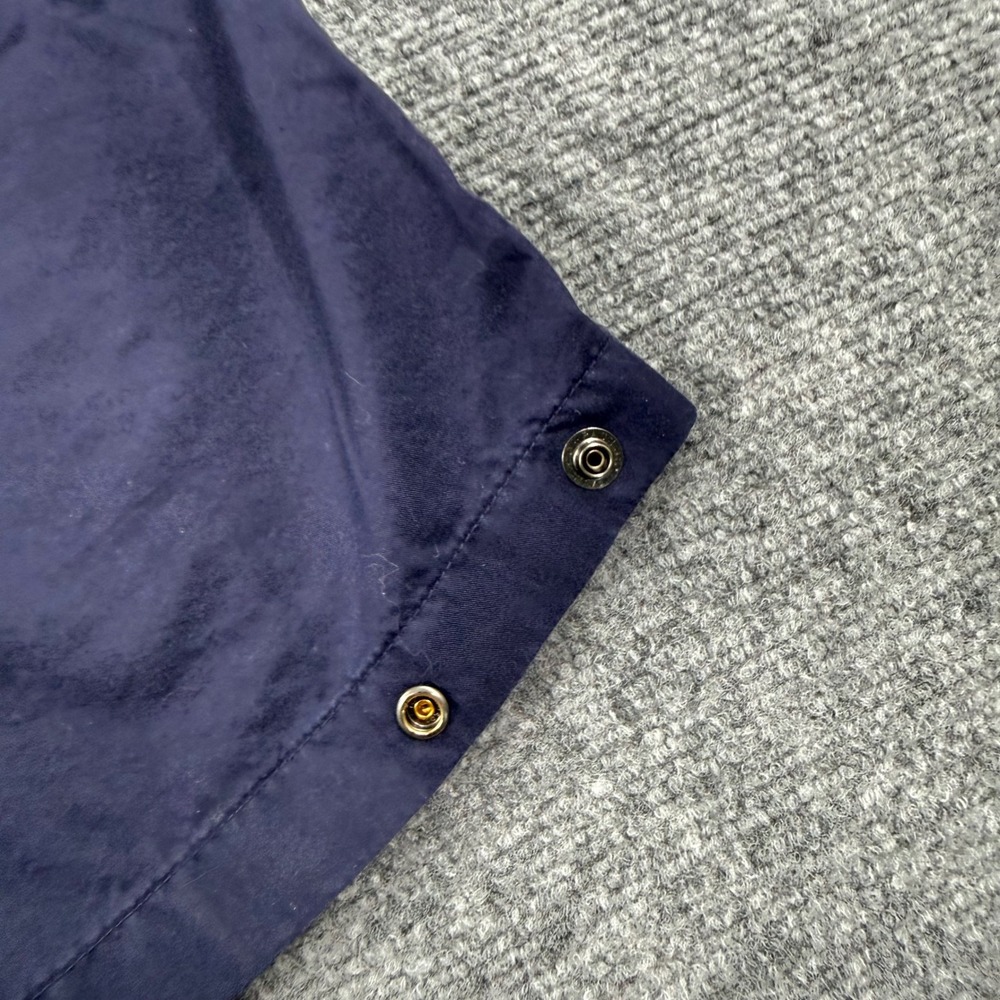 Uniqlo‎ U Wide Leg Pants Small 26/27" Navy Blue Elastic Waist Snap Hem Men's - Picture 8 of 13